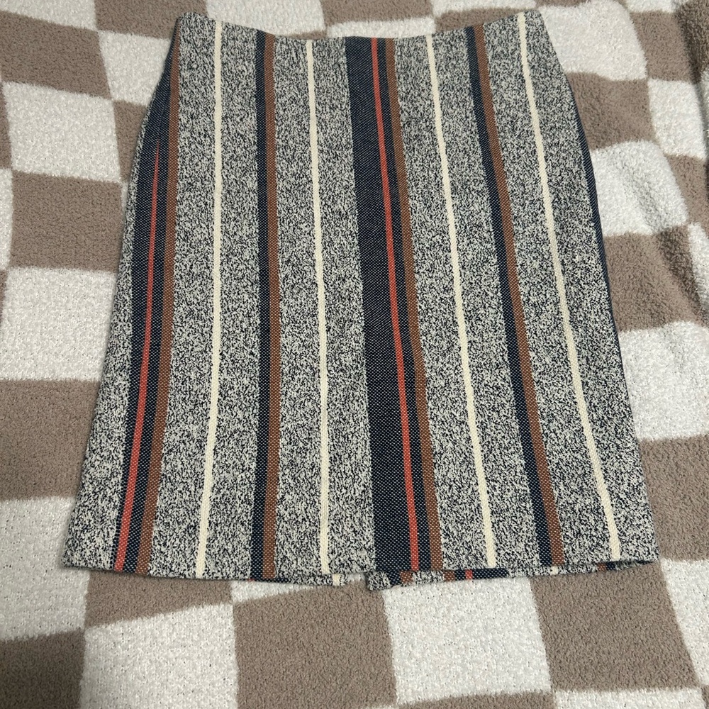 Ann Taylor Petite stripe Skirt